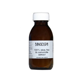 BINGOSPA 100% Wyciąg z aloesu, lnu i rumianku 100ml   !